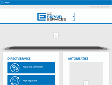 Tablet Screenshot of cerepair.nl